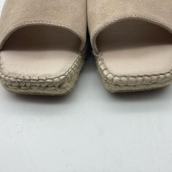 Gaimo Anthropologie Suede/Leather Espadrille Size 10,5 Handymade in Spain - Picture 2 of 8